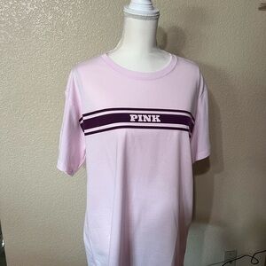 PINK Victoria's Secret Graphic T-Shirt - Light PINK Victoria's Secret